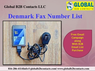 Denmark Fax Number List