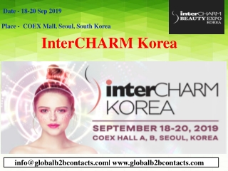 InterCHARM Korea 