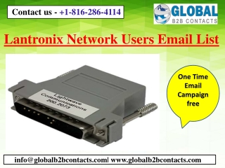 Lantronix Network Users Email List