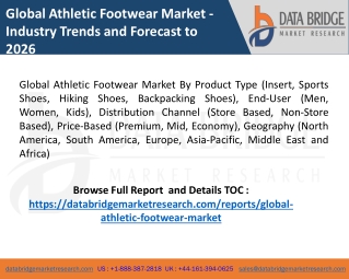 Global athletic footwear market ppt