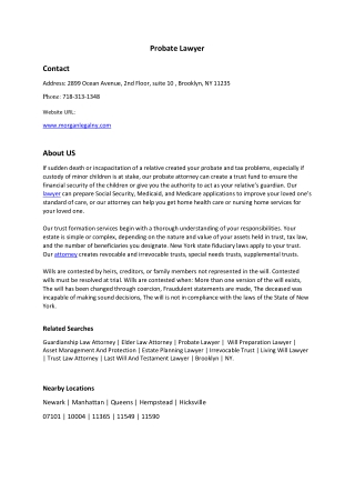 Probate Lawyer