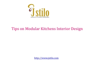 Tips of Modular Kitchens