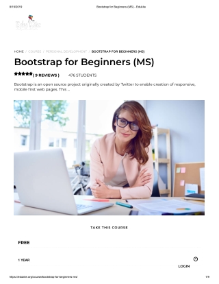 Bootstrap for Beginners (MS) - Edukite