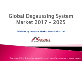 Global Degaussing System Market