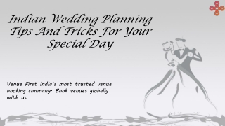 Indian Wedding Planning Tips And Tricks