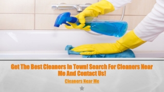 Cleaners Near Me