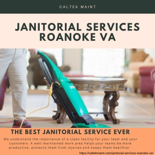 Janitorial Services Roanoke VA