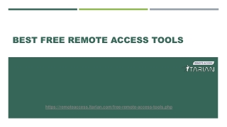 Best Free Remote Access Tools