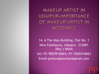 Makeup Artist in Udaipur-Importance of Makeup Artist in Weddings