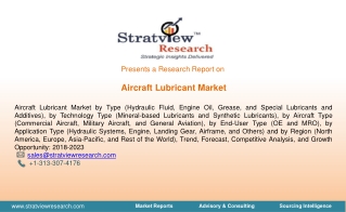 Aircraft Lubricant Market | Forecast upto 2023