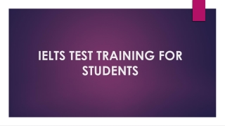 IELTS TRAINING