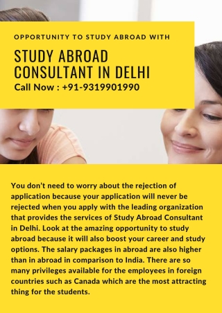 EduCastles - Opportunity to study abroad with Study Abroad Consultant in Delhi