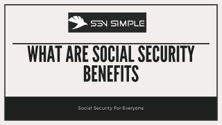 What Are Social Security Benefits - SSN Simple