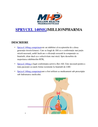 Sprycel 140mg Tablets| Dasatinib | MHP