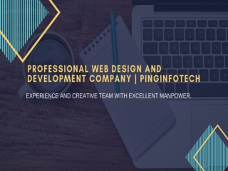 Web Design and Development Company - Pinginfotech