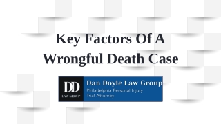 Key Factors Of A Wrongful Death Case