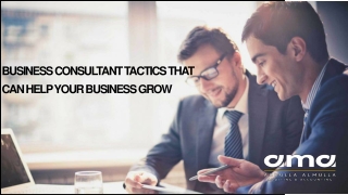 Business Consultant Tactics That Can Help Your Business Grow