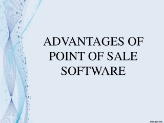 Advantages of using POS software