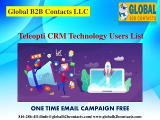 Teleopti CRM Technology Users List