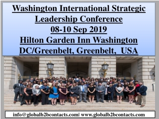 Washington International Strategic Leadership Conference
