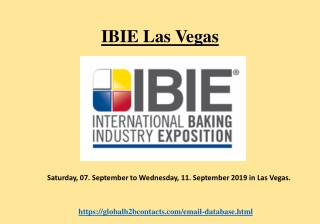IBIE Las Vegas