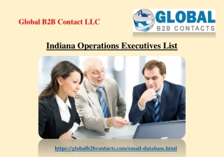 Indiana Operations Executives List