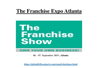 The Franchise Expo Atlanta