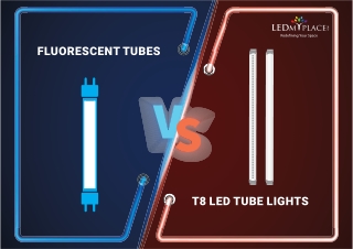 Energy-Efficient T8 LED Tube Lights For Garage Lighting