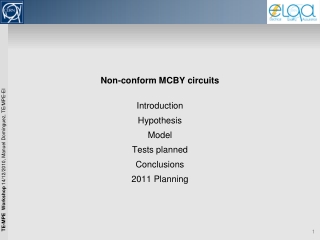 Non-conform MCBY circuits