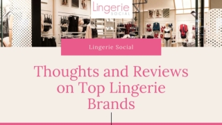 Find The Thoughts and Reviews on Top Lingerie Brands | Lingerie Social