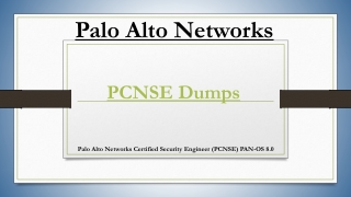 Success Is About the Corner with Palo Alto Networks PCNSE Dumps PDF