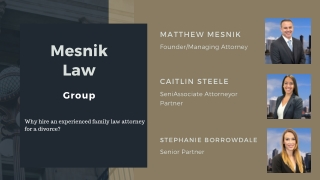 Why hire an experienced family law attorney for a divorce?