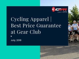 Cycling Apparel, Bib Shorts, & Jackets | Gear Club Ltd