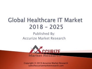 Global Healthcare IT Market