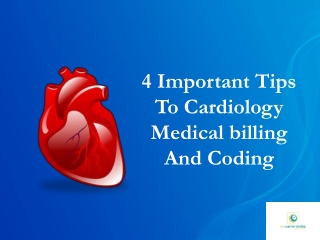 4 important Tips to Cardiology Medical Billig And Coding