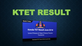 Download KTET Result 2019 Answer Key, Cut off & Counselling Dates