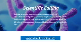 Scientific Editing Services for Academic Papers