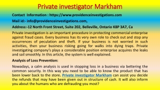 Get Better Private investigator Markham Results by Following Simple Steps