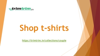 Shop t-shirts-trimtrim.in