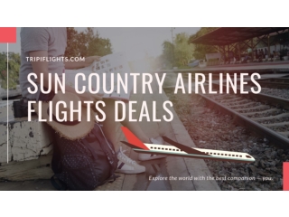 Best Flights Deals - Sun Country Airlines - Tripiflights!