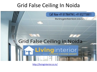 Grid False Ceiling In Noida
