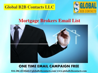 Mortgage Brokers Email List