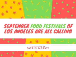 September food festivals of los angeles are all calling - los angeles flight tickets