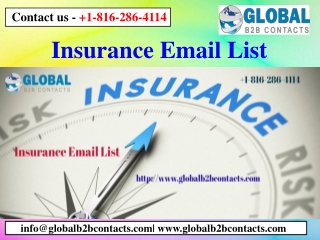 Insurance Email List