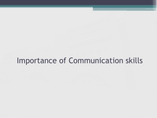 Importance of Communication skills | Marwadi University