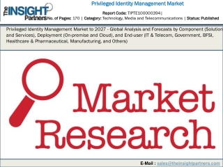Privileged Identity Management Market to 2027 - Global Analysis