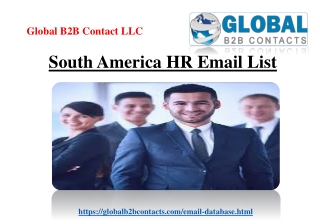 South America HR Email List