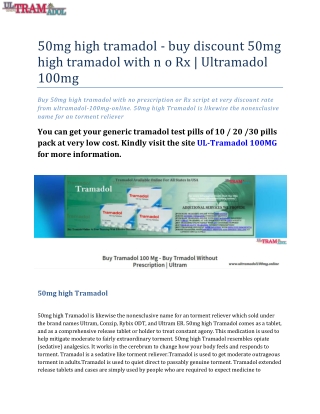50mg high tramadol - buy discount 50mg high tramadol with n o Rx | Ultramadol 100mg