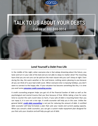 Lend Yourself a Debt Free Life