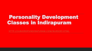 Personality Development Classes in Indirapuram